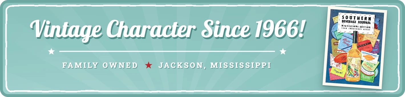Vintage Character Since 1966! Family owned, Jackson, Mississippi